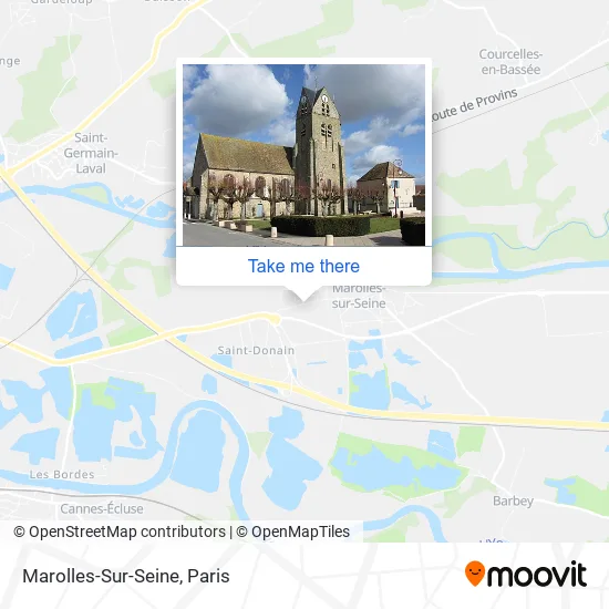 Marolles-Sur-Seine map