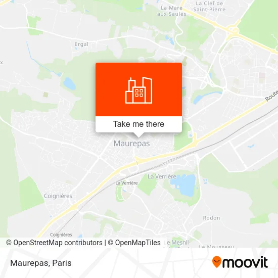 Maurepas map