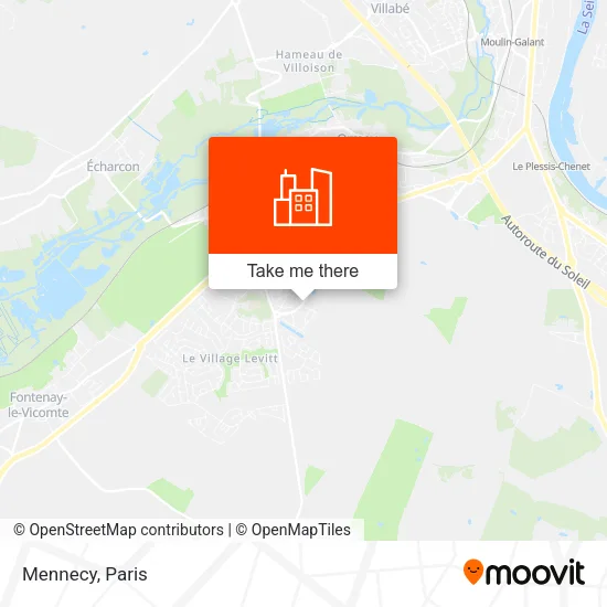 Mapa Mennecy