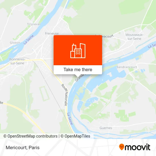 Mericourt map