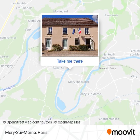 Mapa Mery-Sur-Marne