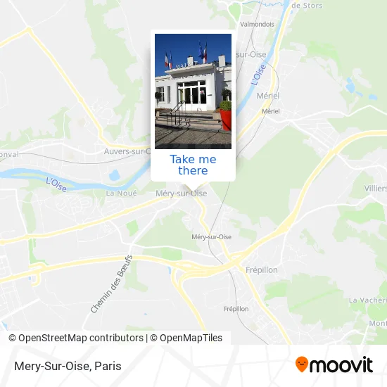 Mery-Sur-Oise map