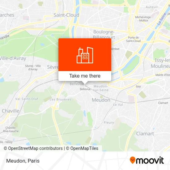 Meudon map