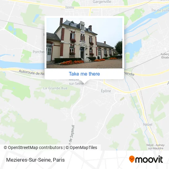 Mezieres-Sur-Seine map