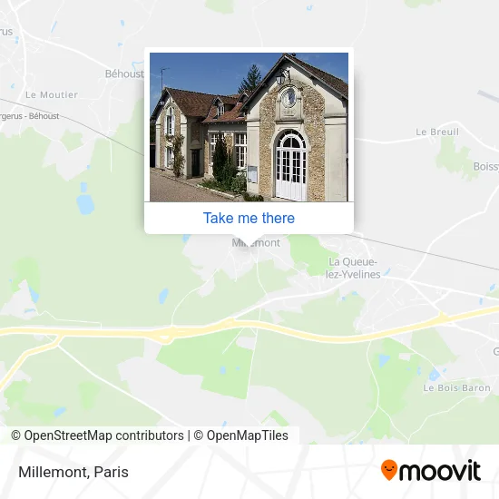 Millemont map