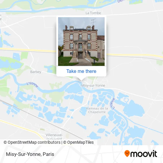 Misy-Sur-Yonne map