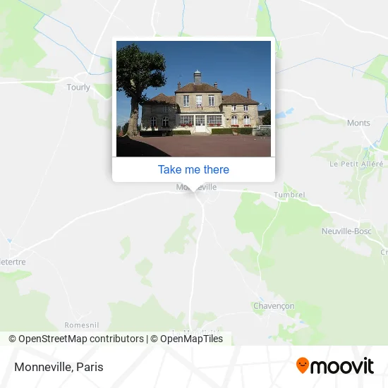 Mapa Monneville