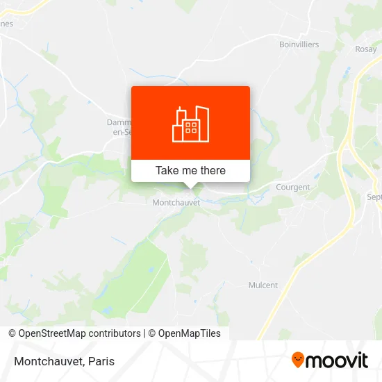 Montchauvet map