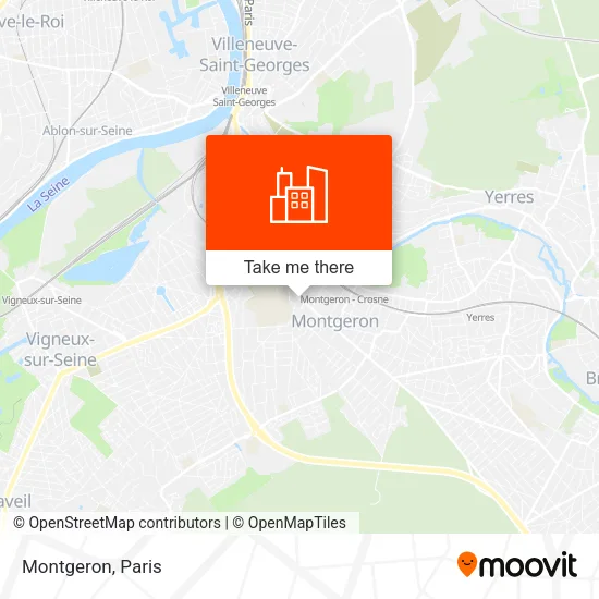 Montgeron map