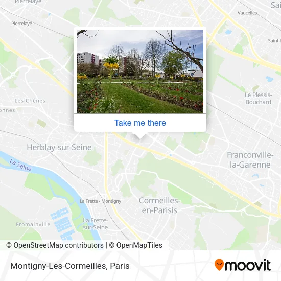 Montigny-Les-Cormeilles map