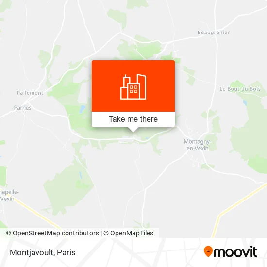 Montjavoult map