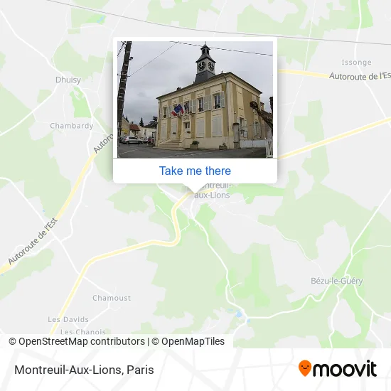 Montreuil-Aux-Lions map