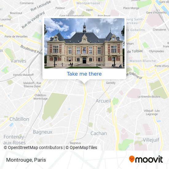 Mapa Montrouge