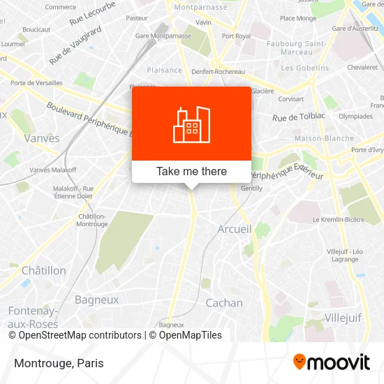 Montrouge map