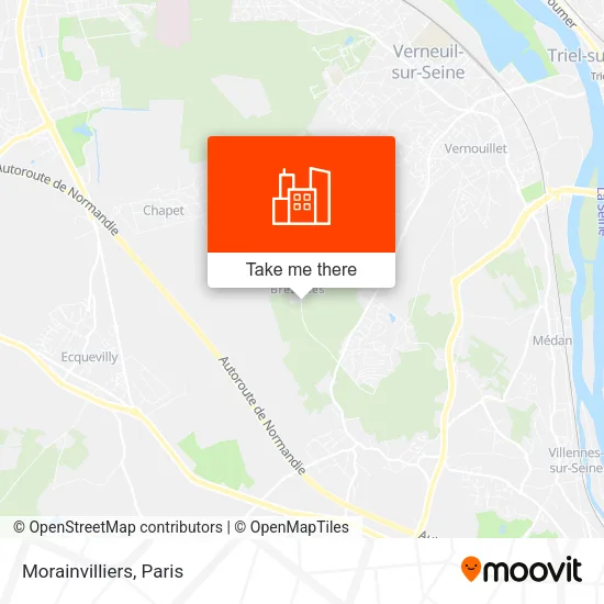 Morainvilliers map