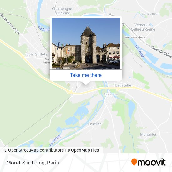 Moret-Sur-Loing map