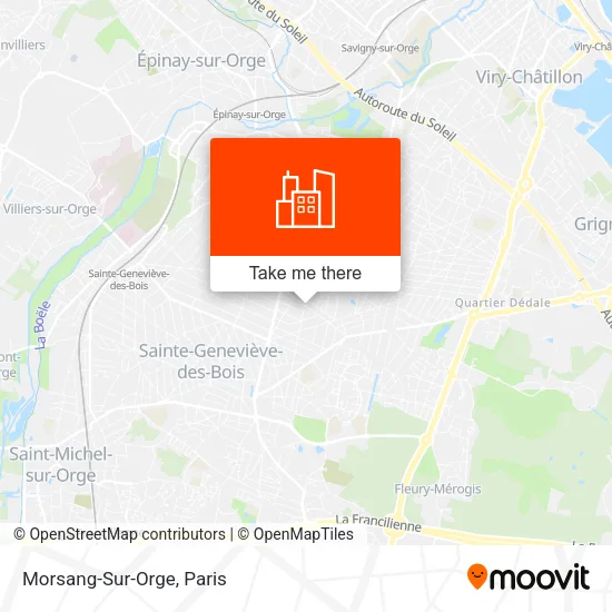 Morsang-Sur-Orge map