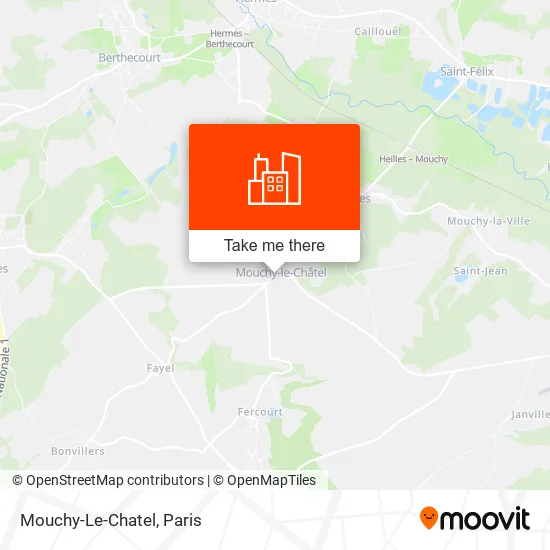 Mouchy-Le-Chatel map
