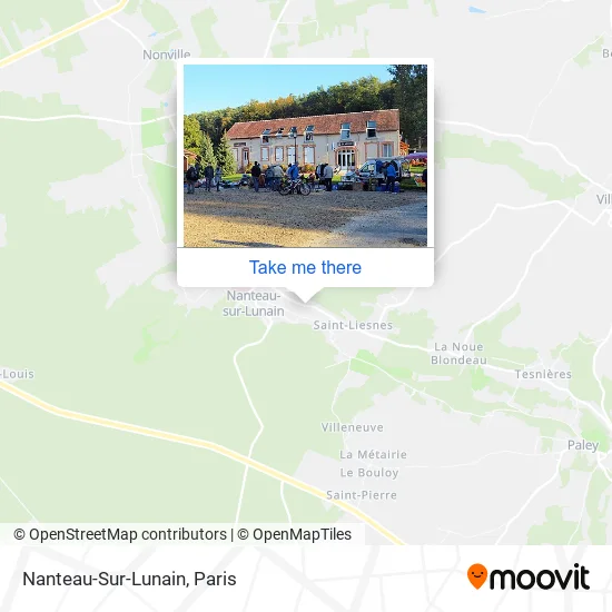 Nanteau-Sur-Lunain map