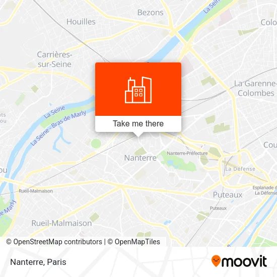 Nanterre map
