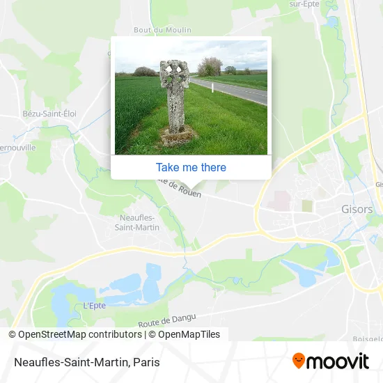 Neaufles-Saint-Martin map