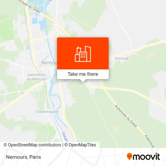 Nemours map