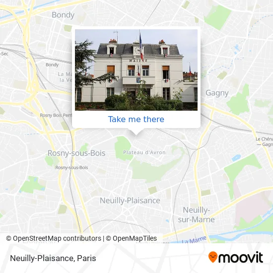 Neuilly-Plaisance map