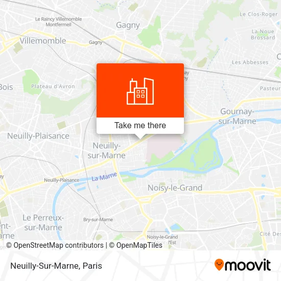 Neuilly-Sur-Marne map