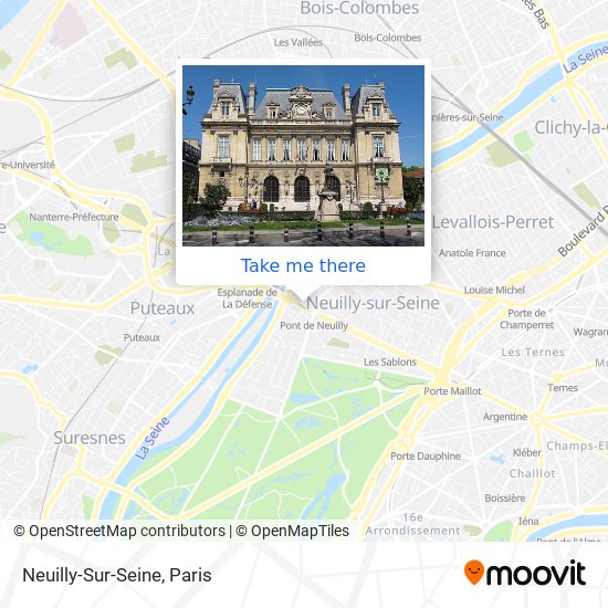 Neuilly-Sur-Seine map