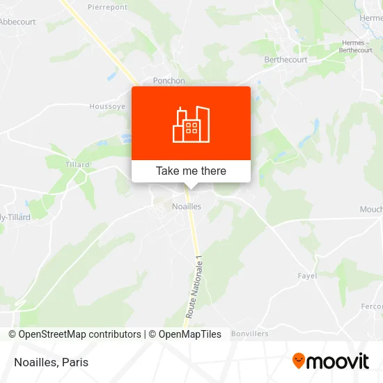 Noailles map