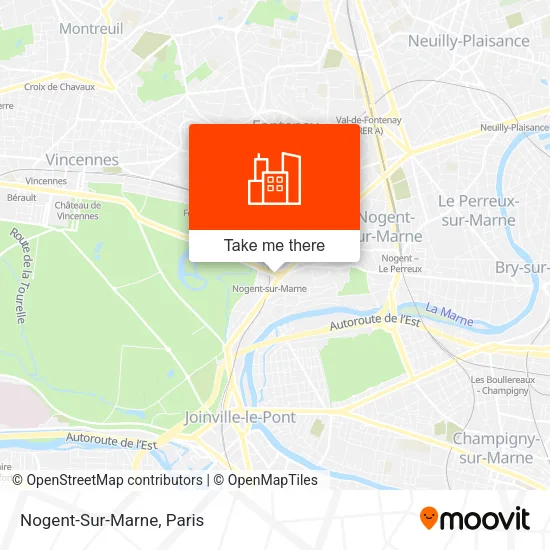Nogent-Sur-Marne map