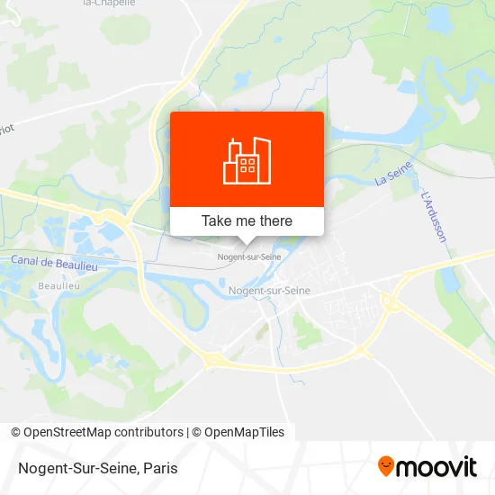 Nogent-Sur-Seine map