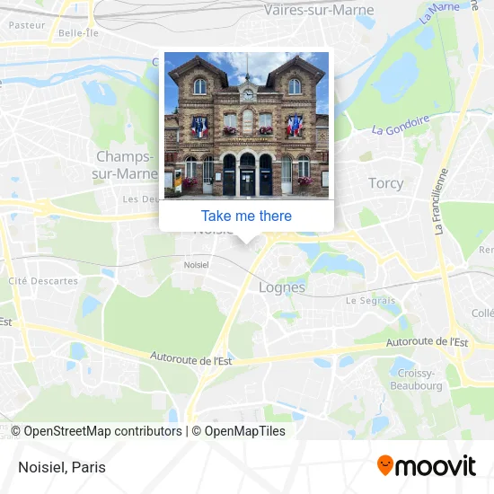 Noisiel map