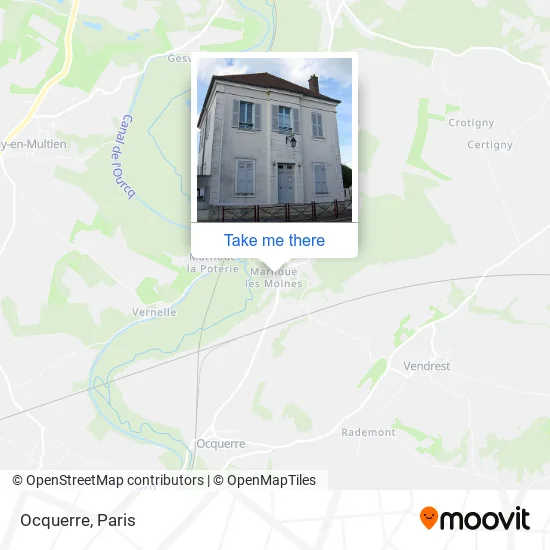 Ocquerre map