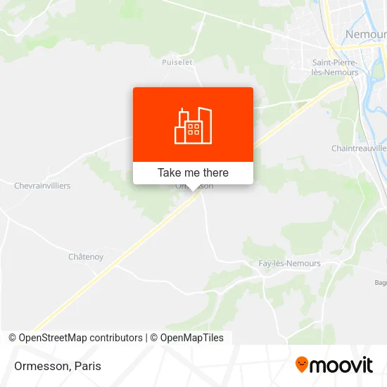 Ormesson map