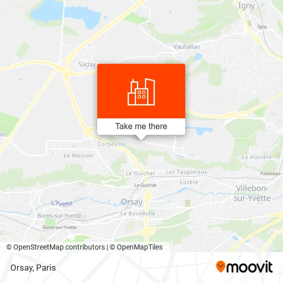 Orsay map