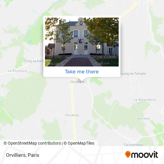 Orvilliers map