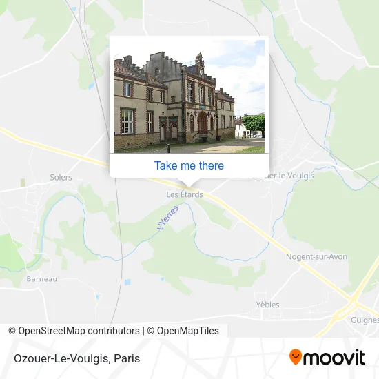 Ozouer-Le-Voulgis map
