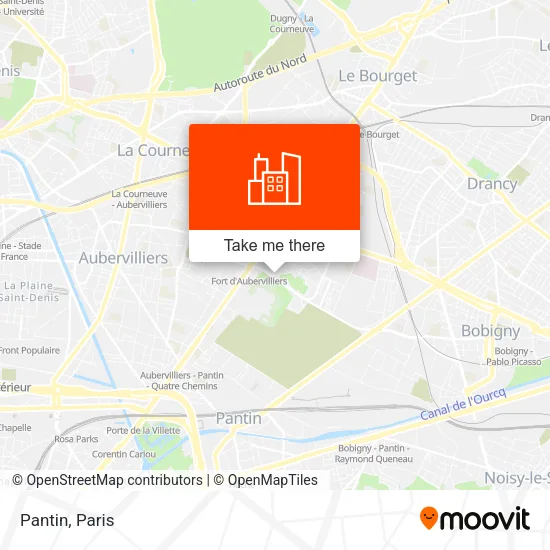 Pantin map