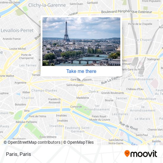 Paris map