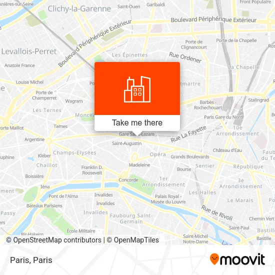 Paris map