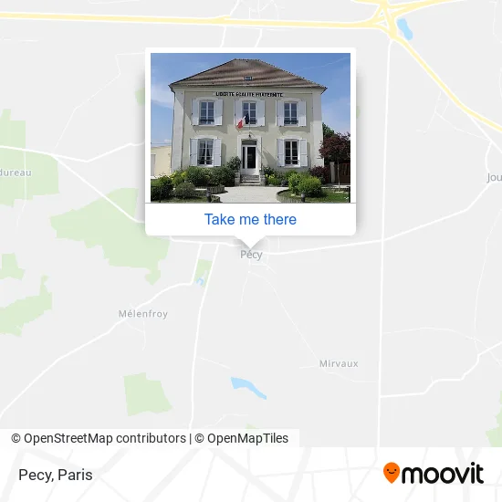 Pecy map