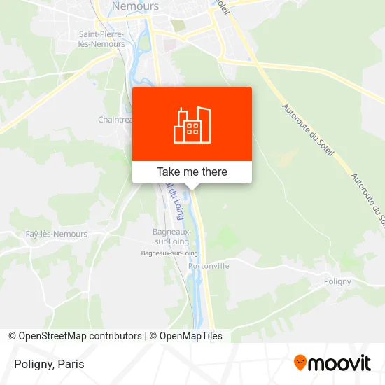 Poligny map