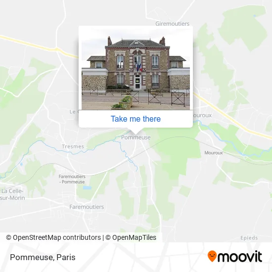 Pommeuse map