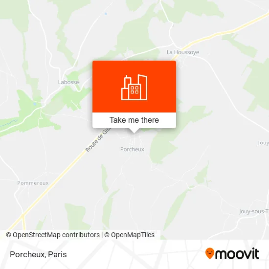 Porcheux map