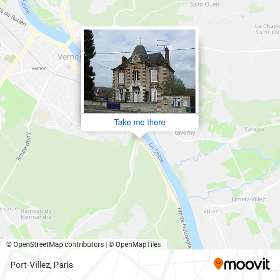 Port-Villez map