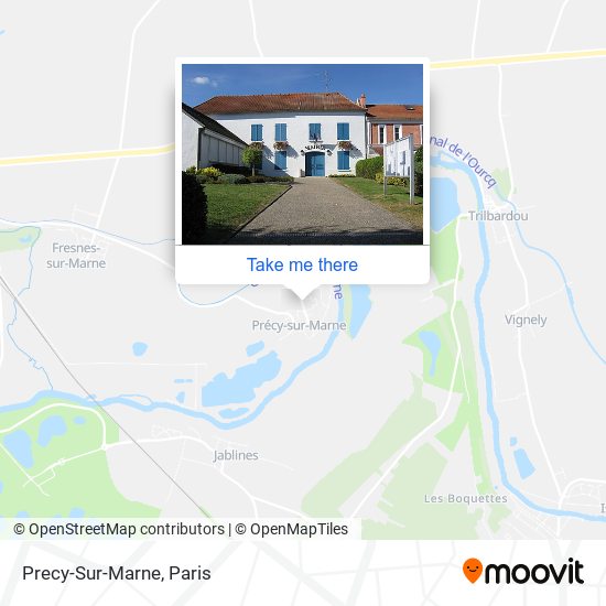 Mapa Precy-Sur-Marne