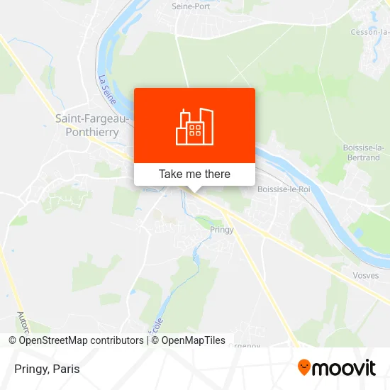Pringy map