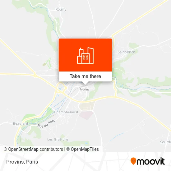 Provins map