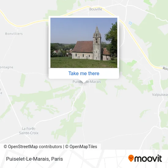 Puiselet-Le-Marais map